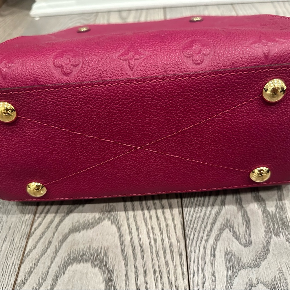 Louis Vuitton Raspberry Embossed Top-Handle Satchel - Picture 2 of 6